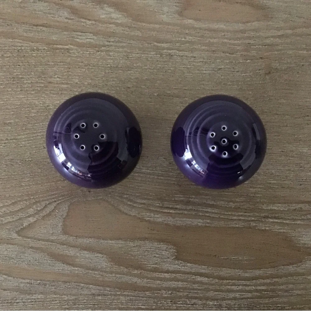 Fiesta Plum Salt & Pepper Shakers - Picture 2 of 7